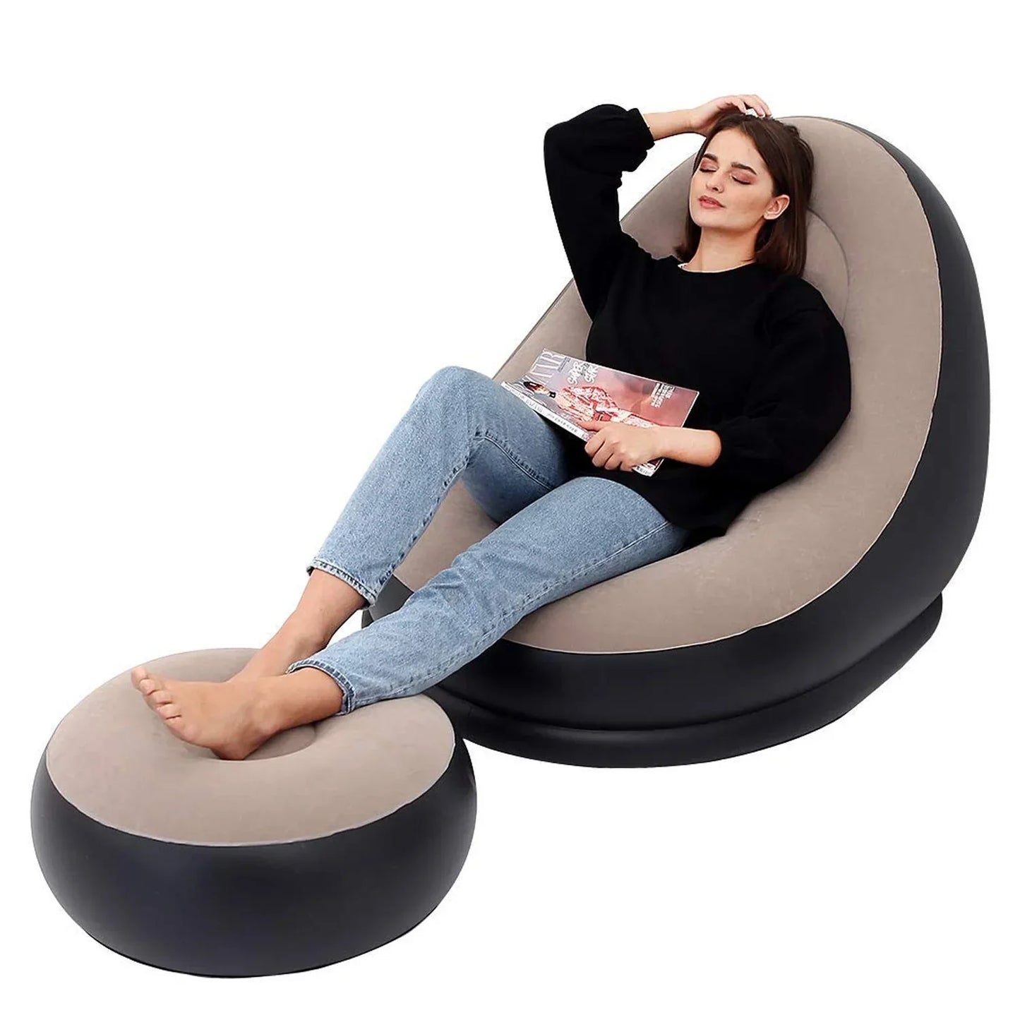 🔥Portable Indoor/Outdoor Air Couch + Pump💥