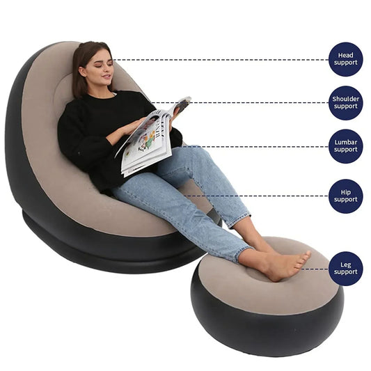 🔥Portable Indoor/Outdoor Air Couch + Pump💥